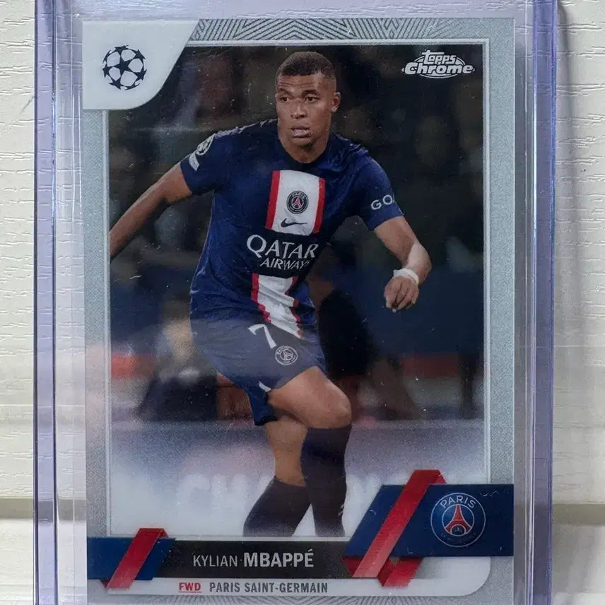 [BUNJANG] Topps Chrome Kylian Mbappé Paris Saint-Germain Soccer Card / 탑스 크롬 음바페 파리 생제르맹 축구 카드 판매
