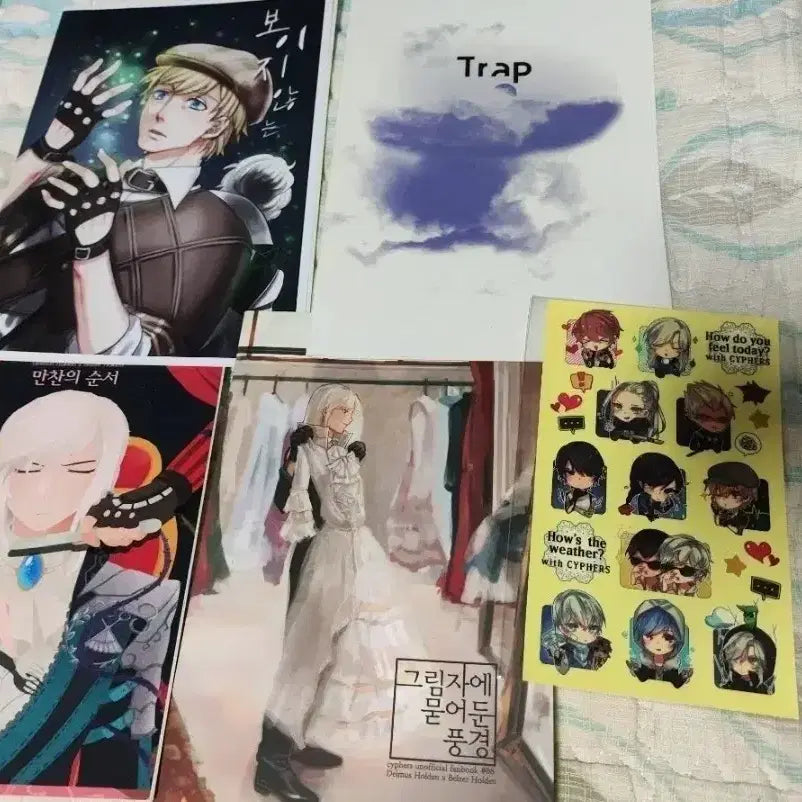 [BUNJANG] Cyphers Fanbook Stickers (Daimos, Belger, Martin, Camille) / 사이퍼즈 회지 스티커 다이무스 벨져 마틴 까미유