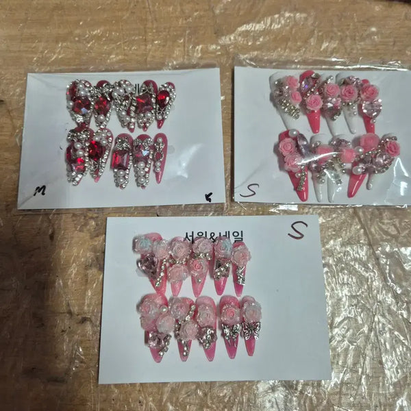 [BUNJANG] Full Set Nail Tips / 풀파츠 네일팁
