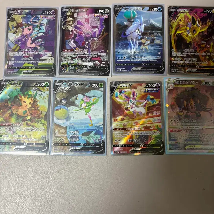 [BUNJANG] Pokemon Cards Bundle Set - 8 Rare Cards / 특일카드 일괄로 팔아요