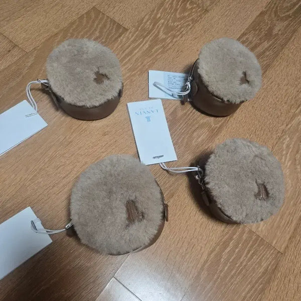 [BUNJANG] LANVINBLANC Leather Texture Ball Pouch Bag / 새상품 랑방블랑 골프웨어 레더 텍스처 볼 파우치 백