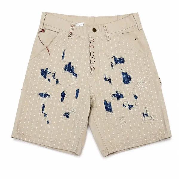 [BUNJANG] Carhartt Sashiko Boro Carpenter Shorts / 칼하트 사시코 카펜터 쇼츠