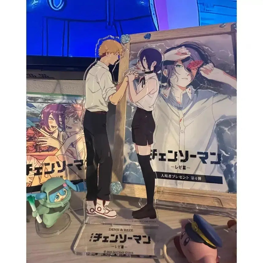 [BUNJANG] Chainsaw Man Denji & Reze Acrylic Stand / (비공) 체인소맨 아크릴 스탠드 덴지 레제