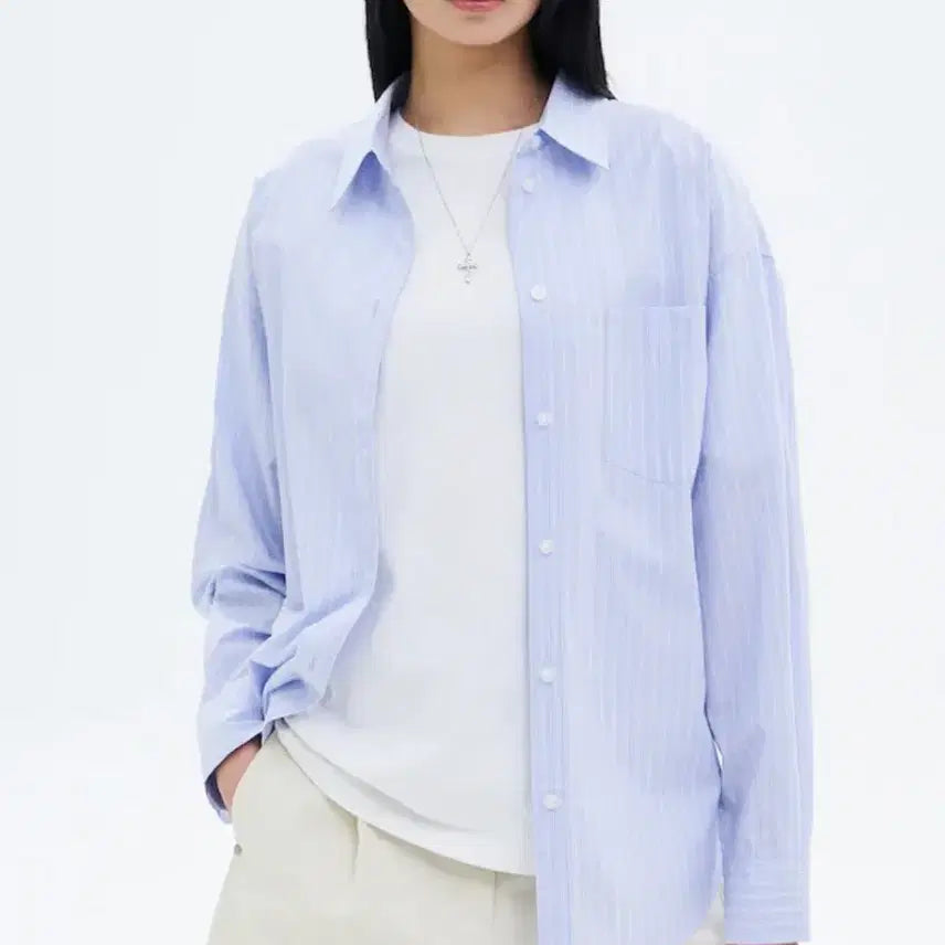 [BUNJANG] 8seconds Stripe Relaxed Fit Shirt XS / 에잇세컨즈 스트라이프 릴렉스핏 셔츠 xs