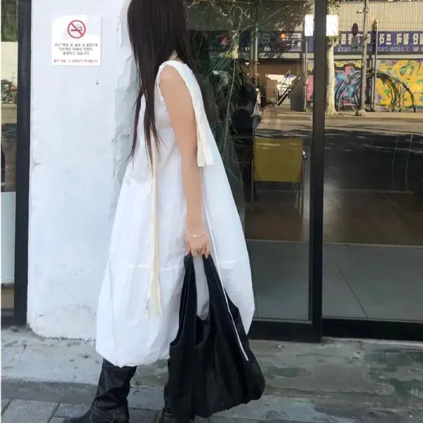 [BUNJANG] Pleated Muffler Scarf / (새상품)플리츠 머플러 스카프