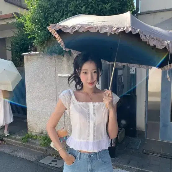 [BUNJANG] Shop Cye Blur Blouse - Small / 샵시예 Blur blouse 스몰