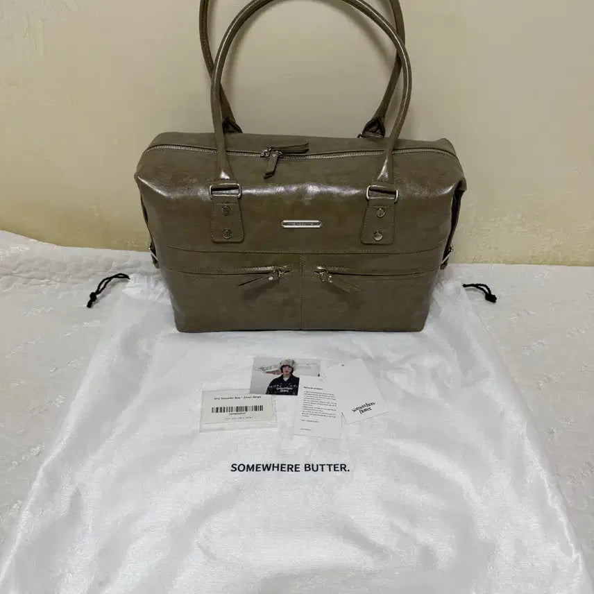 [BUNJANG] Somewhere Better Alto Shoulder Bag Khaki Beige / 썸웨어버터 alto shoulder bag 알토 숄더백 가방 카키 베이지