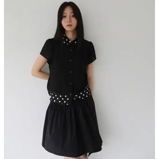 [BUNJANG] Bahahyun Unbalance Shirring Skirt / 바하윤 UNBALANCE SHIRRING SKIRT