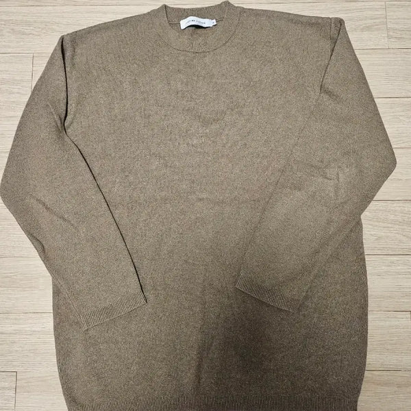 [BUNJANG] Customeach Clock Khaki Brown Knit S / 커스텀어클락 카키브라운 니트