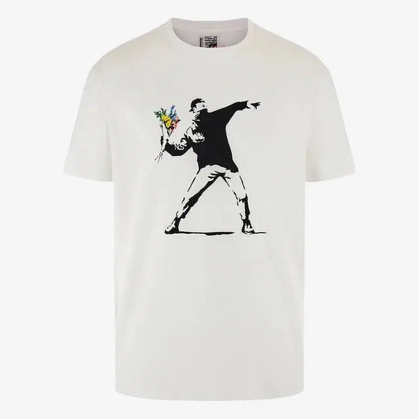 [BUNJANG] Guess x Banksy T-Shirt Small New / 게스 뱅크시 티셔츠 S 새상품