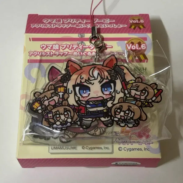 [BUNJANG] Uma Musume Espoir City Plush & Acrylic Keyring / 우마무스메 에스포와르 시티 누이구루미와 함께 아크릴 키링
