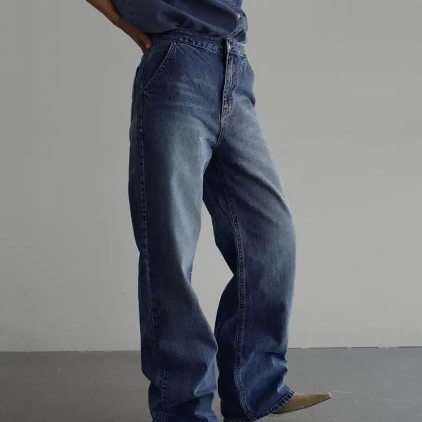 [BUNJANG] Vintage Denim Jeans (Deep Blue, Size S) / 라룸 빈티지데님 진청s