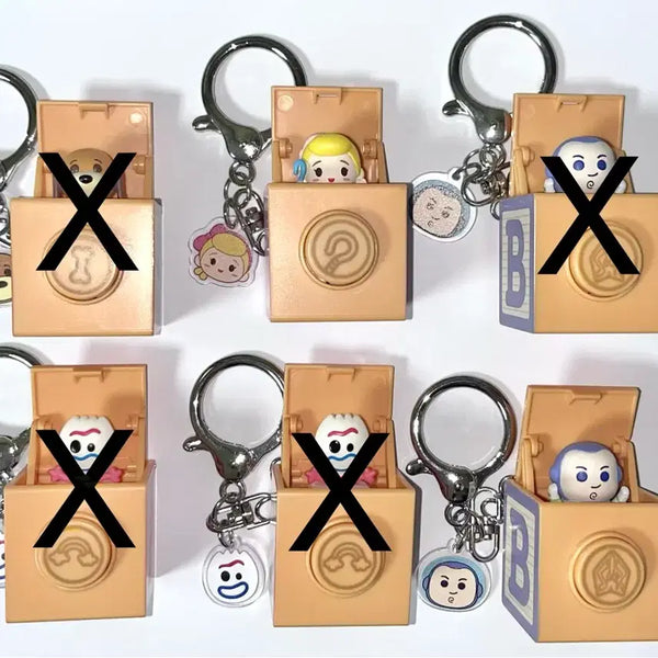 [BUNJANG] Toy Story Bo Peep Buzz Woody Keychain / 토이스토리 키캡 키링 보핍 버즈 포키