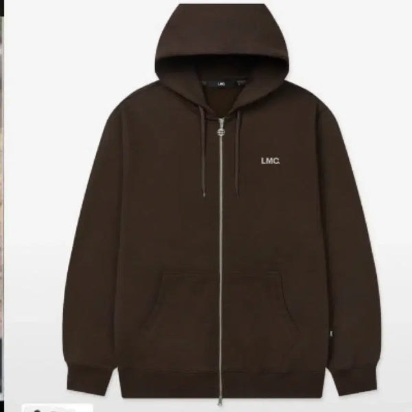 [BUNJANG] LMC Brown Zip-Up Hoodie / 교신 가능) LMC 브라운 후드집업