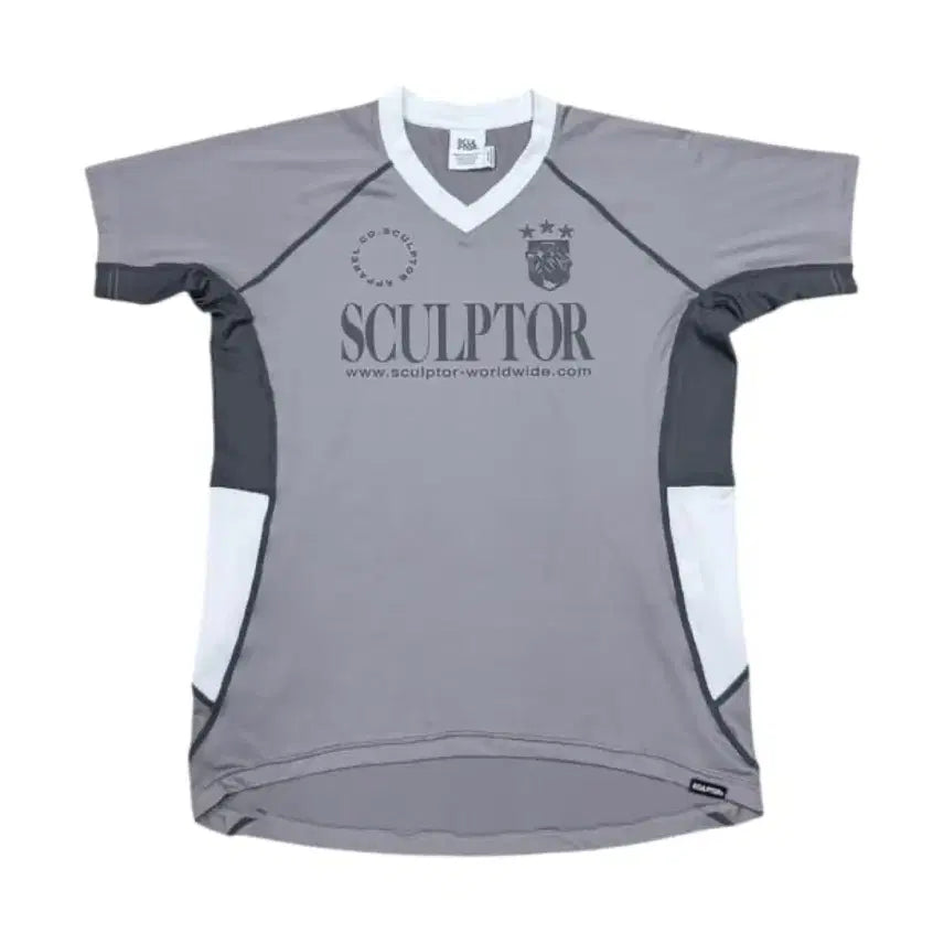 [BUNJANG] Sculptor Football Jersey Short Sleeve T-Shirt M / 스컬프터 져지 풋볼 반팔티 M
