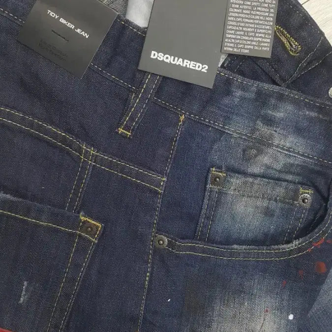 [BUNJANG] DSQUARED2 Slim Fit Stretch Biker Jeans Italy / [새상품] 디스퀘어드2(사방스판) 이태리진 30~31"(No.370)