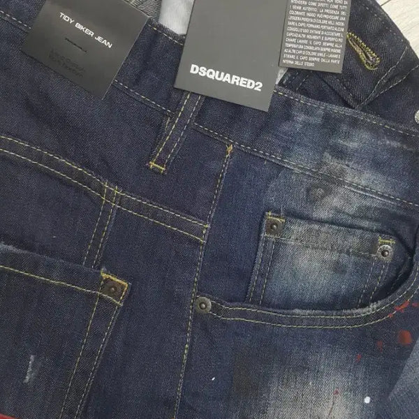 [BUNJANG] DSQUARED2 Slim Fit Stretch Biker Jeans Italy / [새상품] 디스퀘어드2(사방스판) 이태리진 30~31"(No.370)