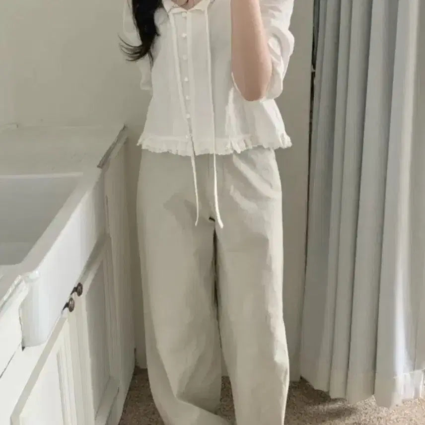 [BUNJANG] Doublemin Shop Summer Fit Pants Long Pants / 두민샵 썸머 커버 핏 팬츠 여름 롱팬츠 바지 에이블리지그재그