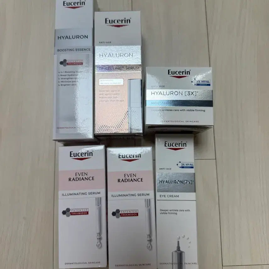 [BUNJANG] Eucerin Hyaluron 3X Night Cream, Boosting Essence, Eye Cream Set / 미개봉) 원가6.9만원 유세린 3X 나이트크림, 부스팅에센스, 아이크림