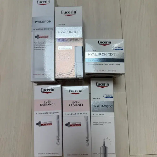 [BUNJANG] Eucerin Hyaluron 3X Night Cream, Boosting Essence, Eye Cream Set / 미개봉) 원가6.9만원 유세린 3X 나이트크림, 부스팅에센스, 아이크림