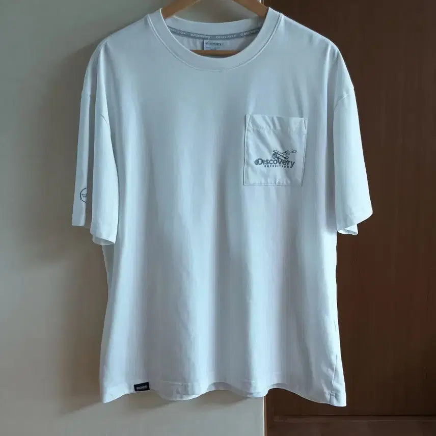 [BUNJANG] Discovery Pocket Short-Sleeve T-Shirt Size 105 / 디스커버리 포켓주머니 반팔티 남자 105