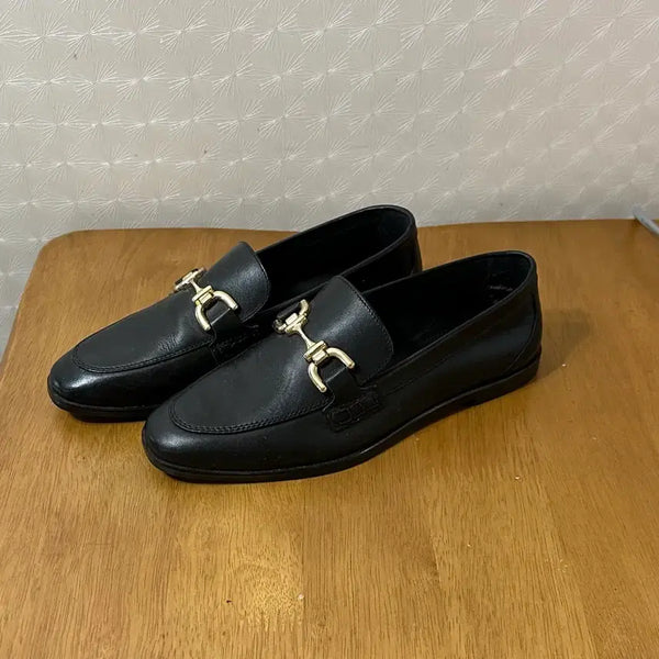 [BUNJANG] ZARA Black Loafers / 자라 블랙로퍼