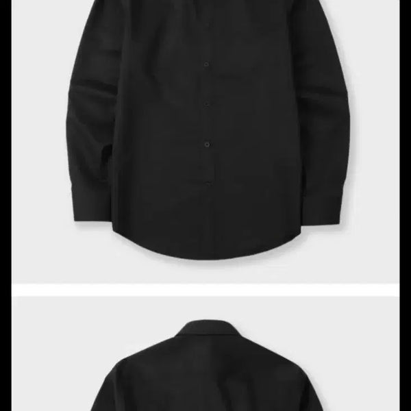 [BUNJANG] BLACK YAK Wide Collar Semi Dress Shirt / 와이드카라 세미 드레스셔츠 블랙 BN4SBA605BK