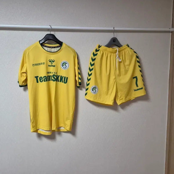 [BUNJANG] Sungkyunkwan University Football Club Player Issued Uniform Set (Top & Bottom) - Size L / 성균관대 축구부 선수지급용 유니폼 상하의 세트 L사이즈