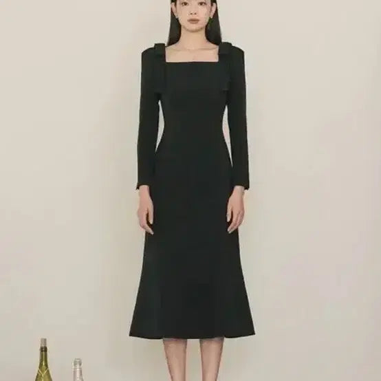[BUNJANG] Flowm Cupcake Long Sleeve Dress M Size / 플로움 컵케이크 롱 슬리브 원피스 M 2부용 드레스