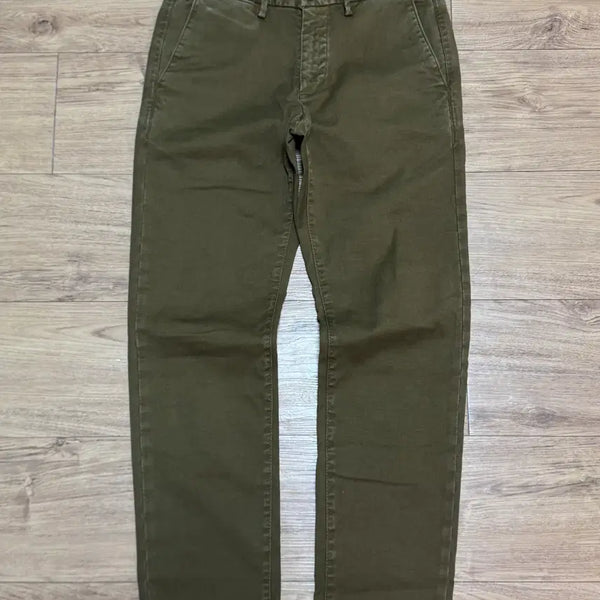 [BUNJANG] Bastong 603-1 Chino Pants Olive / (30)바스통 603-1 치노 팬츠 올리브
