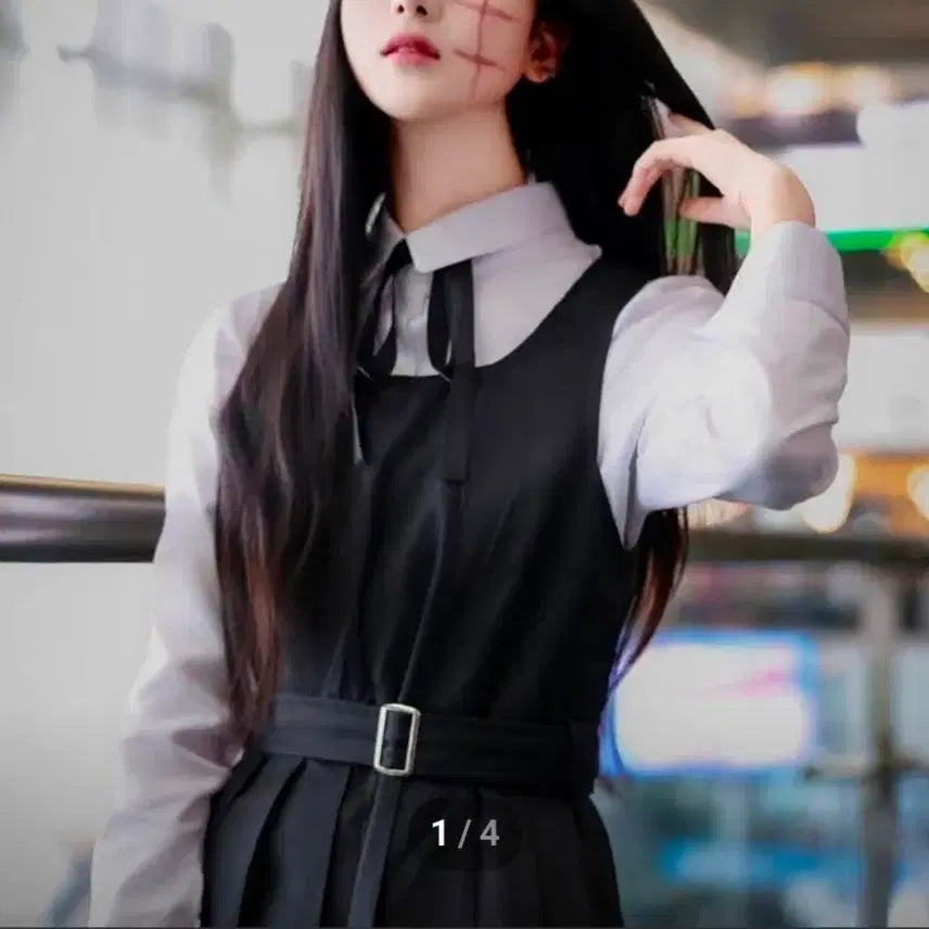 [BUNJANG] Chainsaw Man Asa/Yoru Cosplay Dress / 체인소맨 아사/요루 옷 코스프레 옷 판매