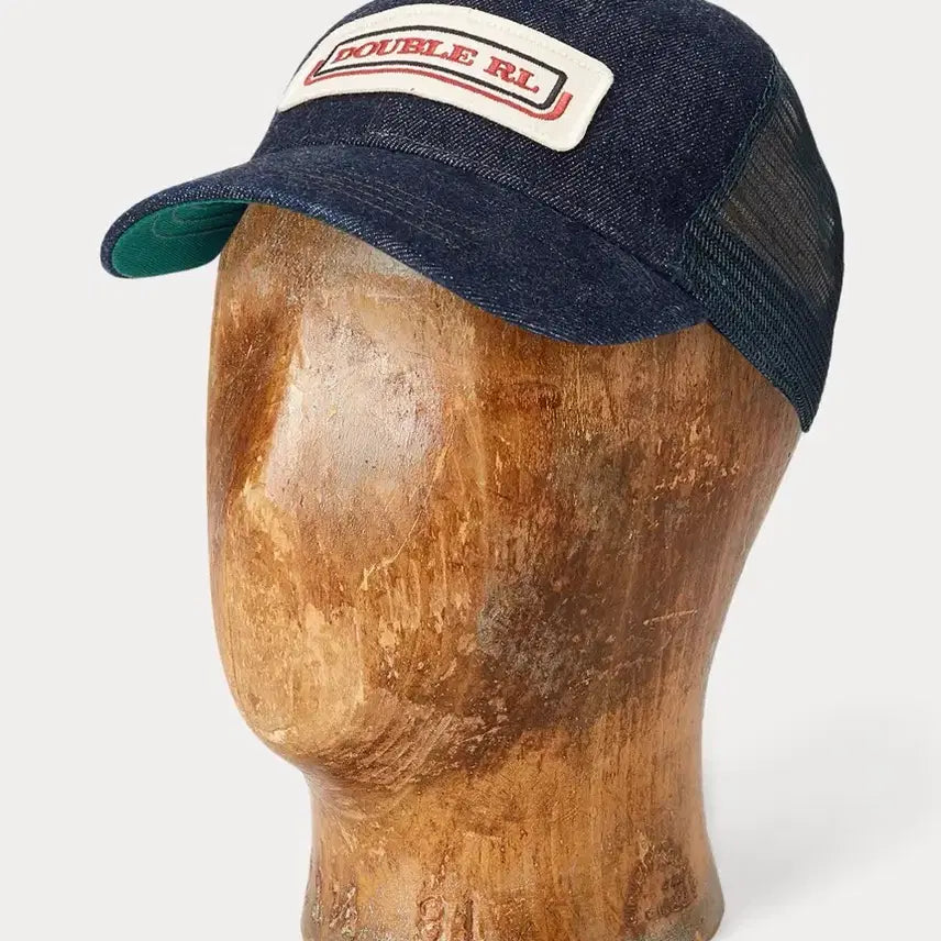 [BUNJANG] RRL Indigo Denim Trucker Cap / 더블알엘 RRL인디고 데님 트러커 캡