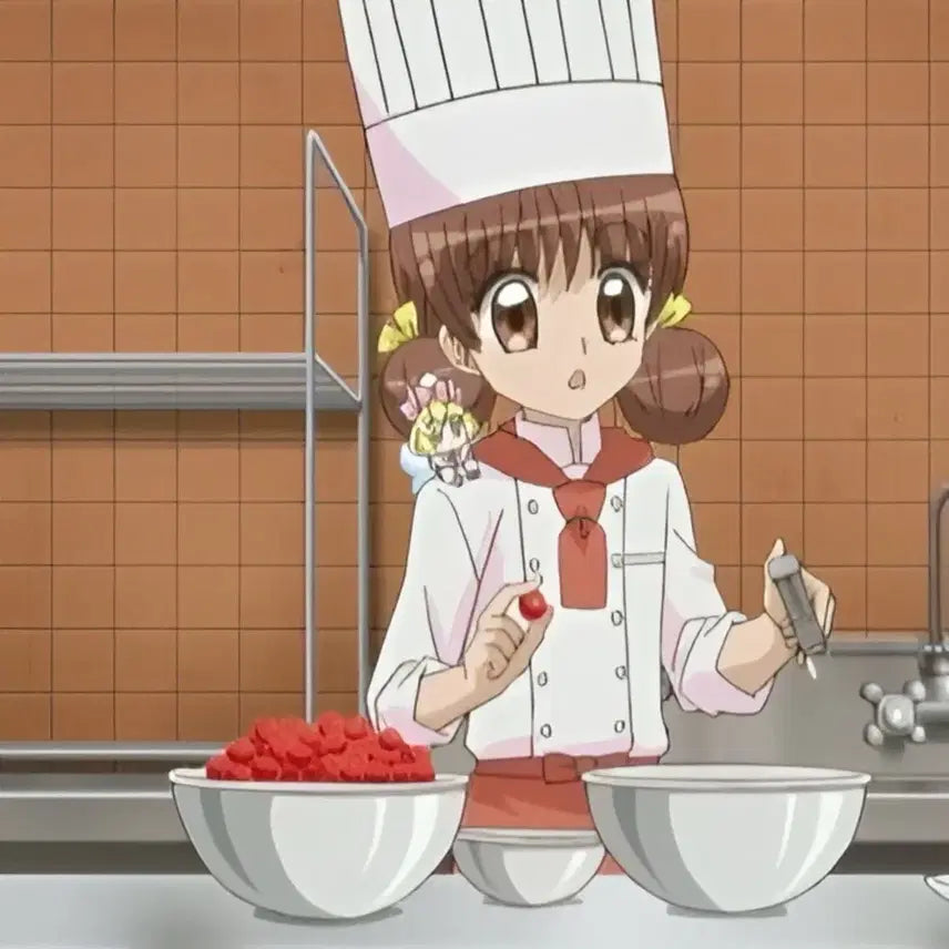 [BUNJANG] Gamstrawberry Chef Uniform Set / 감딸기 조리복 팔아요
