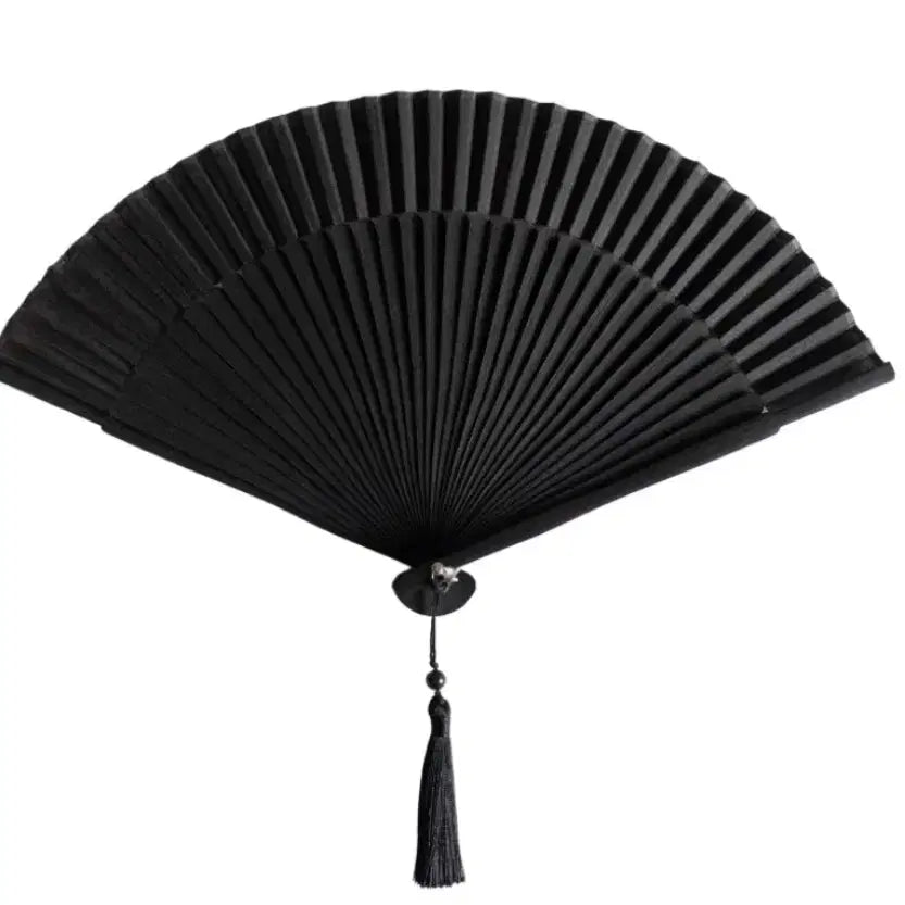 [BUNJANG] 714 Center Black Tassel Fan / 714center 714센터 부채 새상품