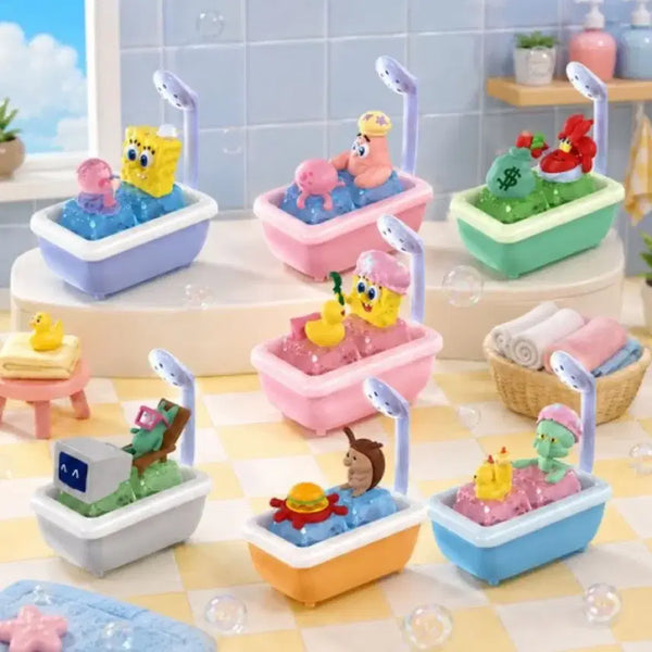 [BUNJANG] SpongeBob SquarePants Krabs Bathtub Keycap Keyring / 스폰지밥 욕조 키캡 키링 - 집게사장