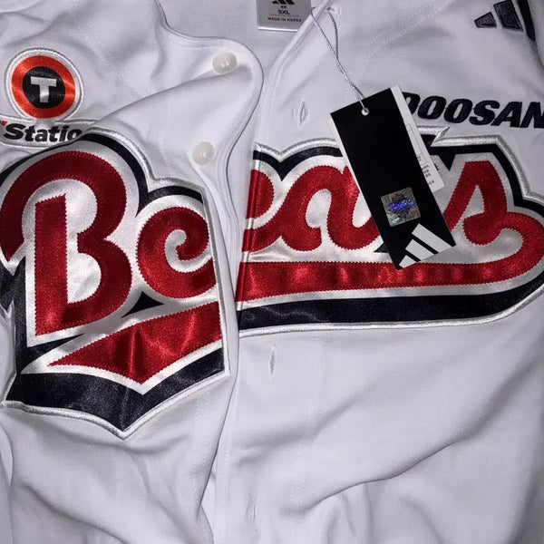 [BUNJANG] Doosan Bears Unmarked Jersey 3XL / 두산베어스 유니폼 노마킹 새상품 3XL