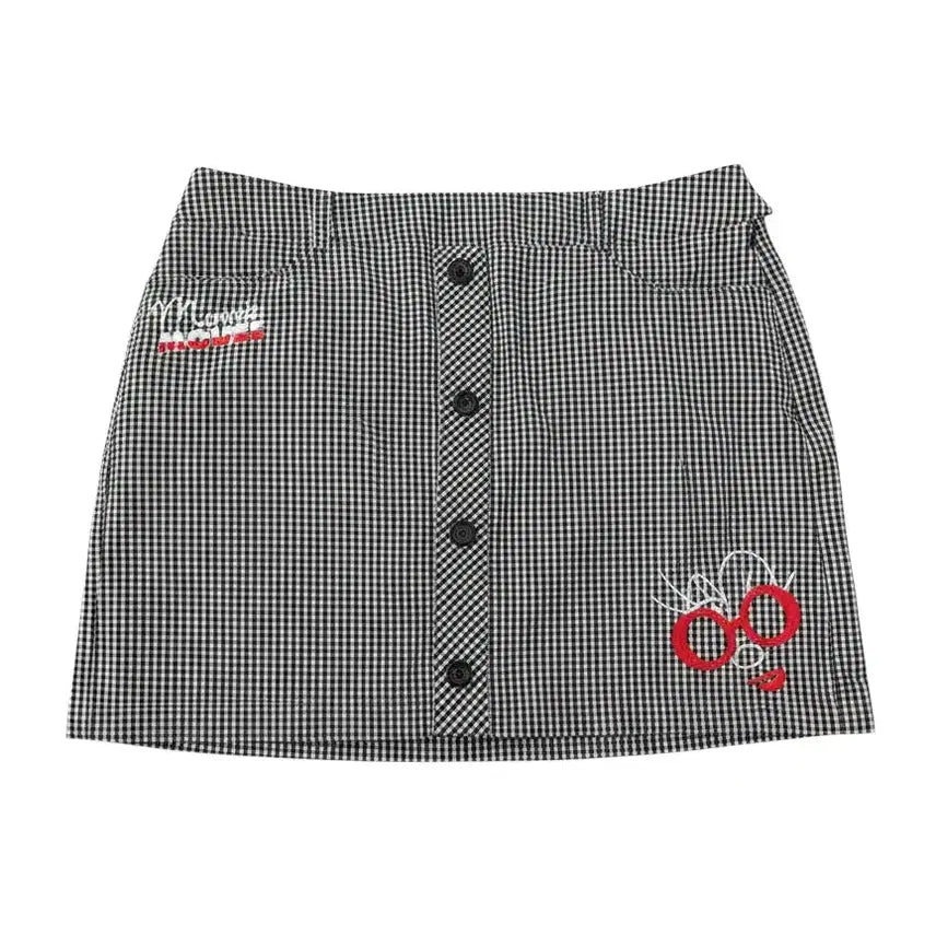 [BUNJANG] Women's Vintage Disney Golf Skirt / 여성73/ 디즈니 골프 시원 지지미 원단 스커트 치마