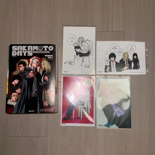 [BUNJANG] Sakamoto Days Manga Bundle Vol. 4-6 Beginners Pack 2 with Extras / (일괄) 사카모토데이즈 4,5,6권 비기너즈 팩2 만화책 부록