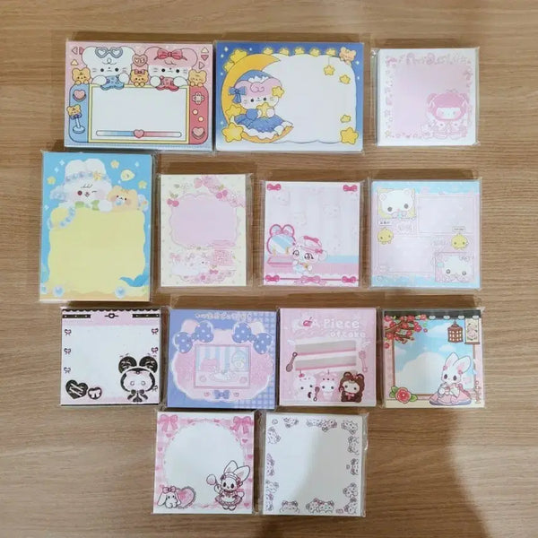[BUNJANG] Bundle Set of 13 Memo Pads / 포용 떡메 13권 일괄