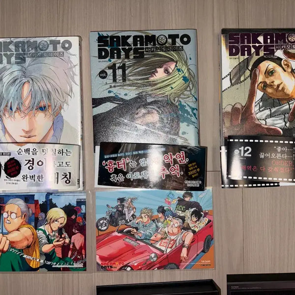 [BUNJANG] Sakamoto Days Manga Volumes 10-12 Special Edition Bundle Set / (일괄) 사카모토데이즈 만화책 10-12권 특별판 초판 + 특별판