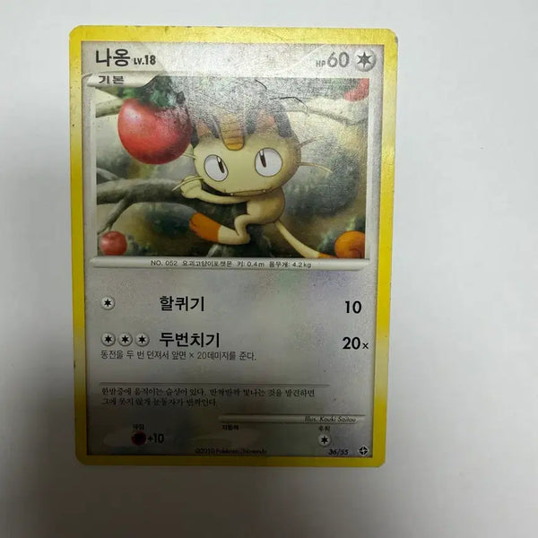 [BUNJANG] Pokemon Card / 나옹 포켓몬카드