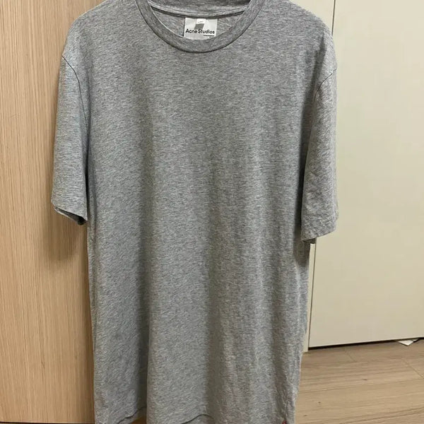 [BUNJANG] Acne Studios Mini Logo T-Shirt Melange Grey M / 아크네 / 미니로고 티셔츠 멜란지그레이 / M