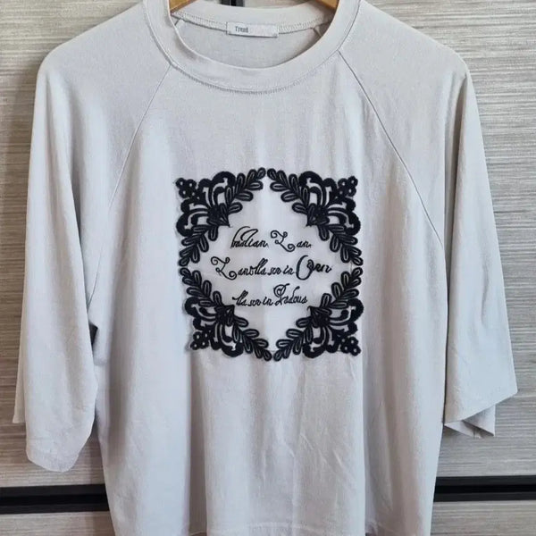[BUNJANG] Trend Collection 7-Sleeve T-Shirt / 트렌드컬렉션 7부 반팔