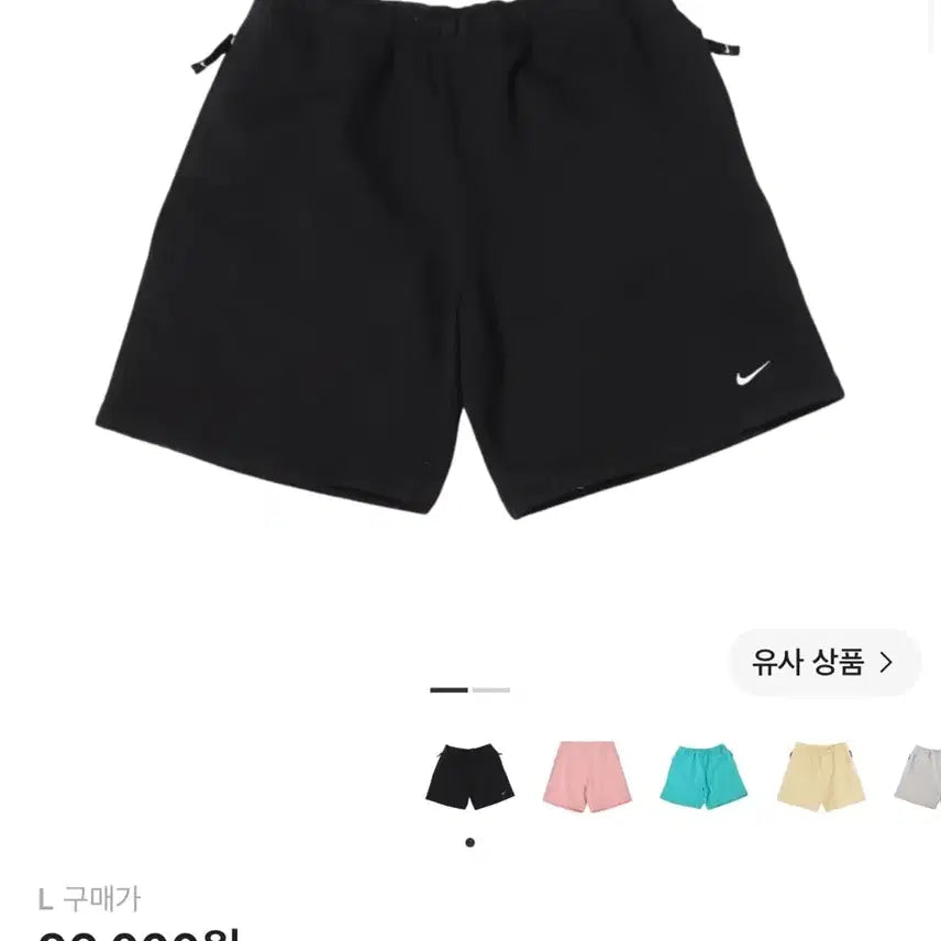 [BUNJANG] Nike NRG Solo Swoosh Fleece Shorts Black / 나이키 NRG 솔로 스우시 플리스 쇼츠 블랙 (나이키 반바지)