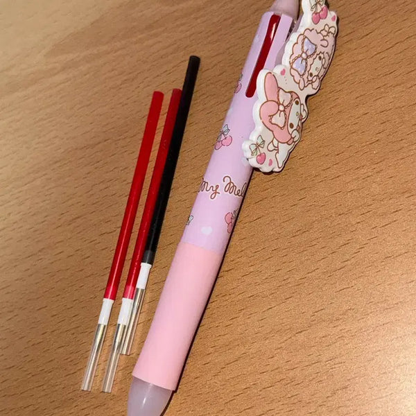 [BUNJANG] Pilot My Melody 3-Color Gel Pen Set (0.38mm) / 무료배송)파이롯트 마이멜로디 지워지는 펜 3색 0.38