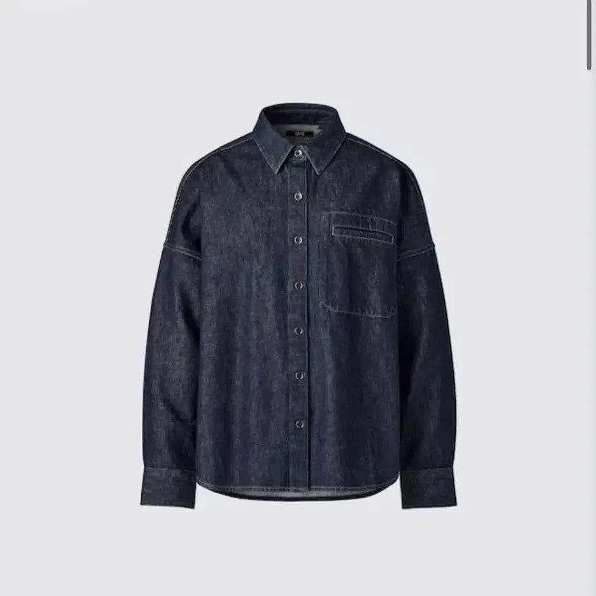 [BUNJANG] Uniqlo C Denim Relaxed Shirt Jacket / (새상품) 유니클로 C데님 릴렉스 셔츠 재킷