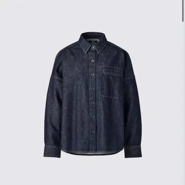 [BUNJANG] Uniqlo C Denim Relaxed Shirt Jacket / (새상품) 유니클로 C데님 릴렉스 셔츠 재킷