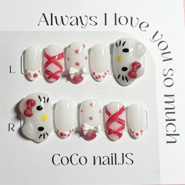 [BUNJANG] Kitty Nail Art Tips / 키티 네일아트