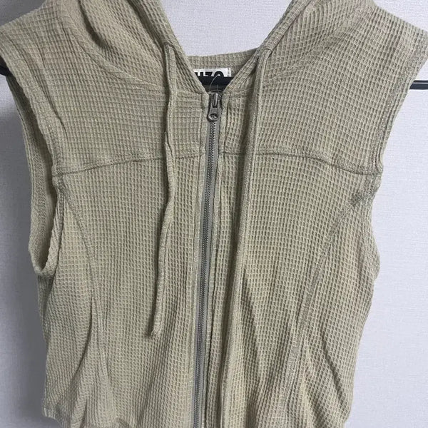 [BUNJANG] Y2K Waffle Zip-Up Hoodie / Y2k 와플 후드집업