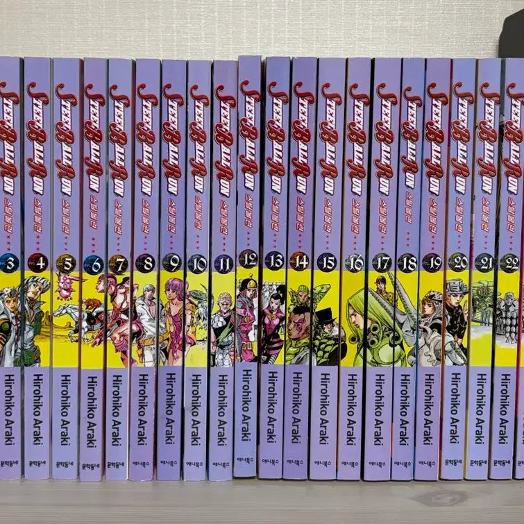 [BUNJANG] JoJo's Bizarre Adventure Part 7 Steel Ball Run Complete Manga Set (Vol. 1-24) / 죠죠의 기묘한 모험 죠죠 7부 스틸볼런 만화책 전권 1~24권 단행본